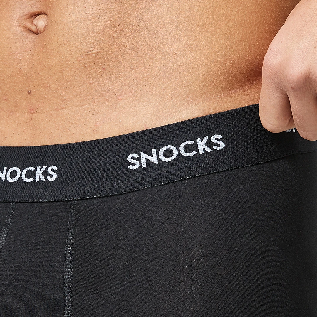 snocks-boxershorts-mit-streifen-schwarze-streifen-herren image 3