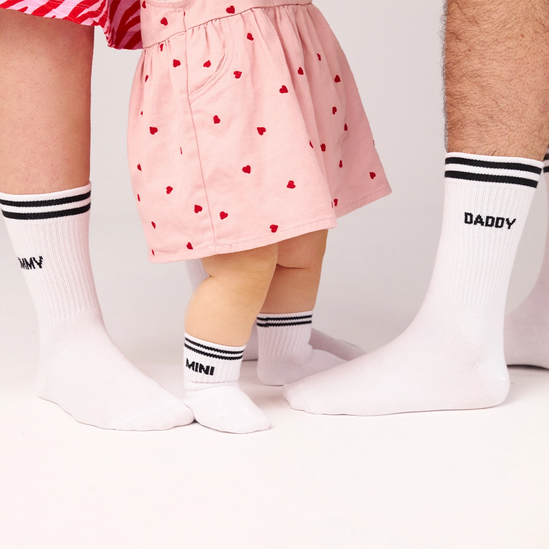 snocks-familiensocken-mommy-daddy-mini-wei image 3