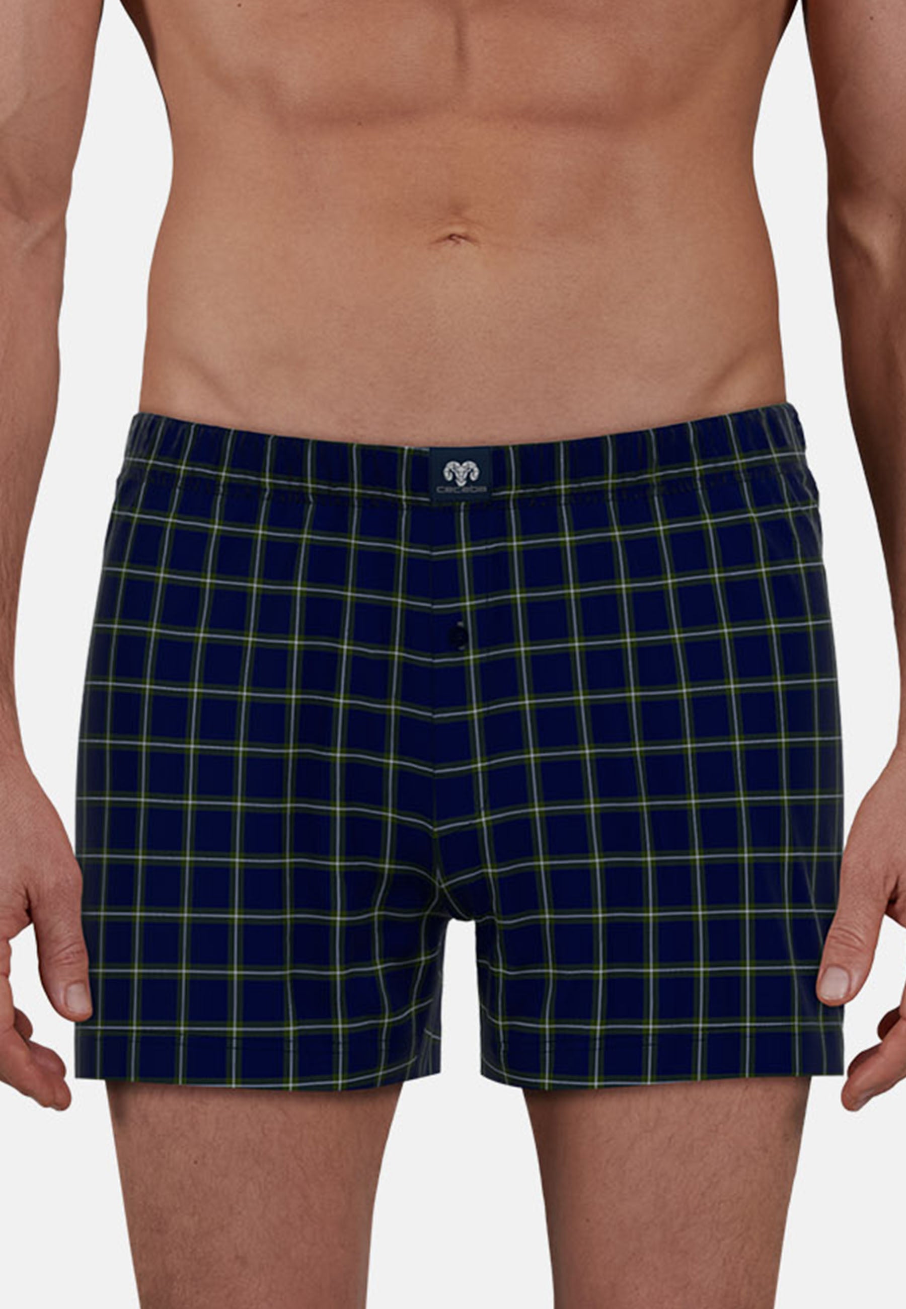 ceceba-herren-boxershort-blau-l-ngsgestreift-2er-pack image 3