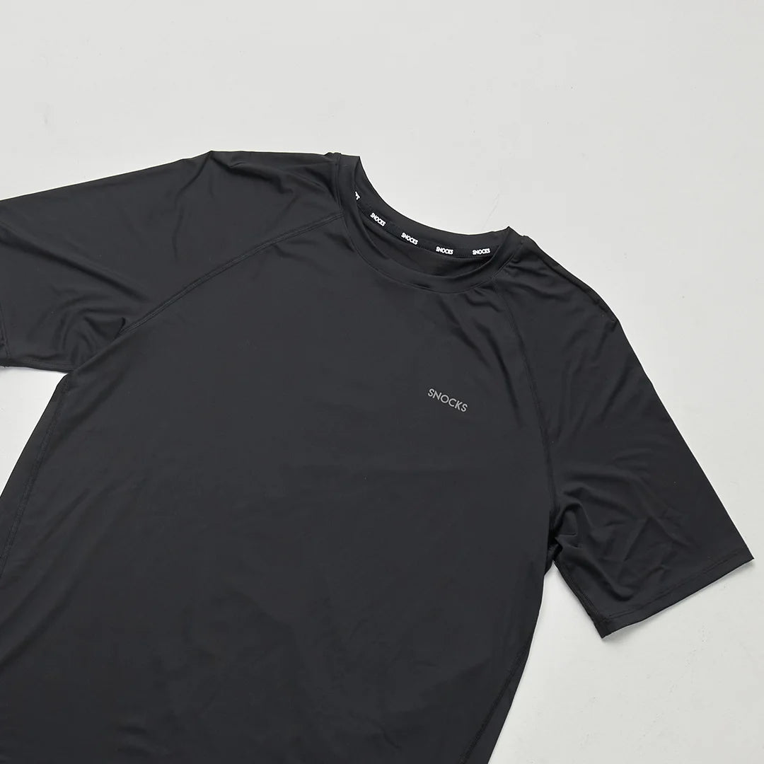 snocks-trainingsshirt-raglan-herren-schwarz image 6