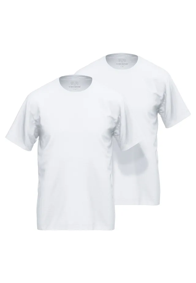 ceceba-herren-shirt-wei-uni-2er-pack image 1
