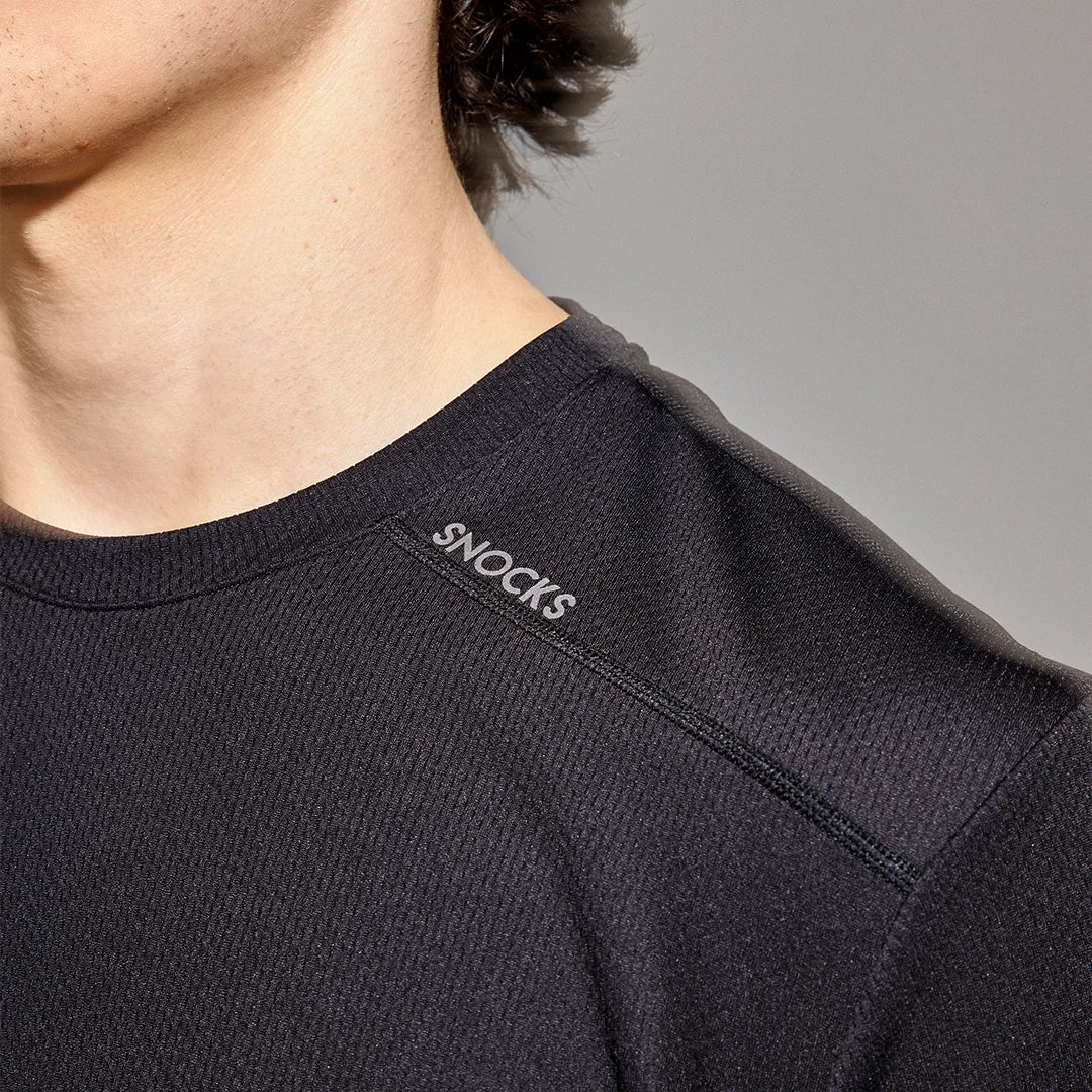 snocks-trainingsshirt-mesh-herren-schwarz image 6
