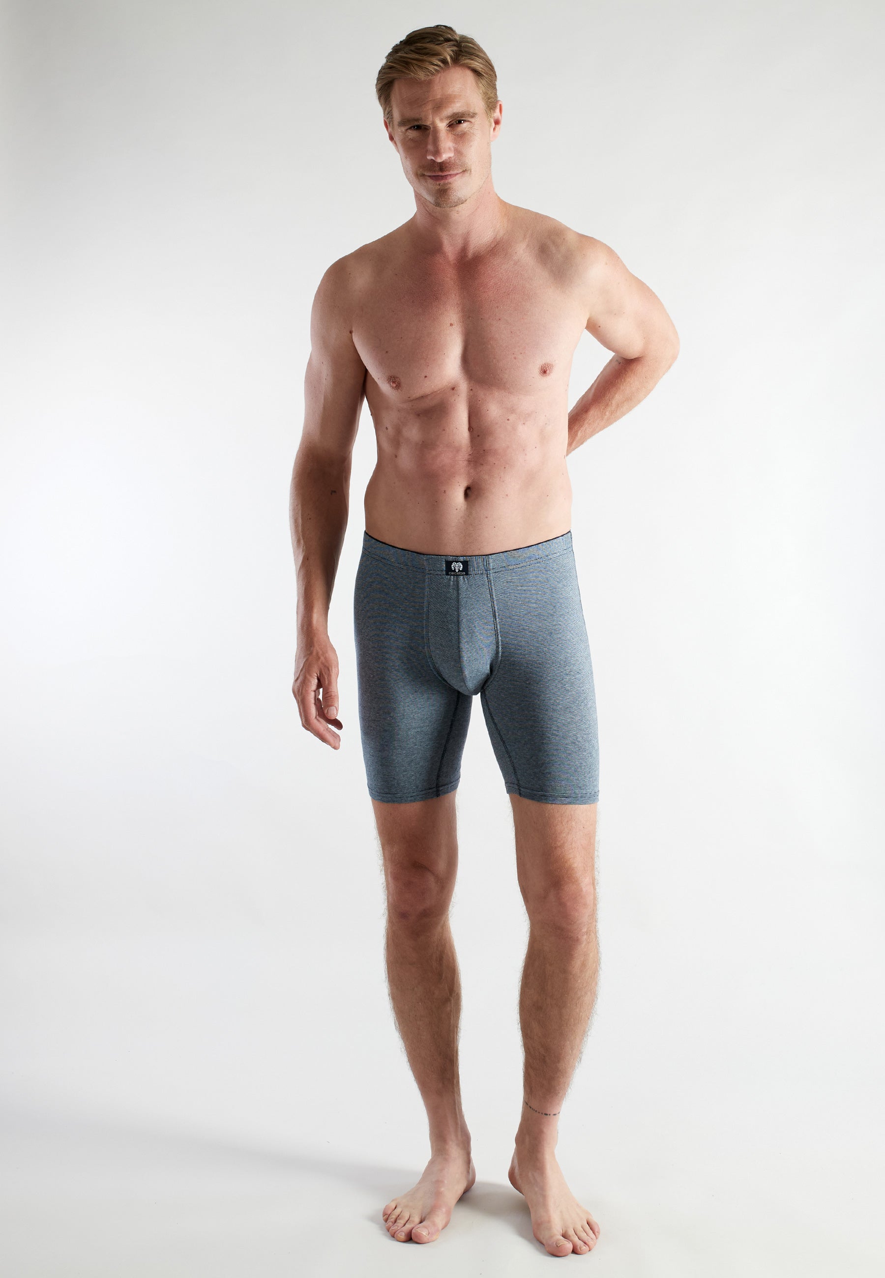ceceba-herren-long-pants-blau-uni-2er-pack-cyclist image 2
