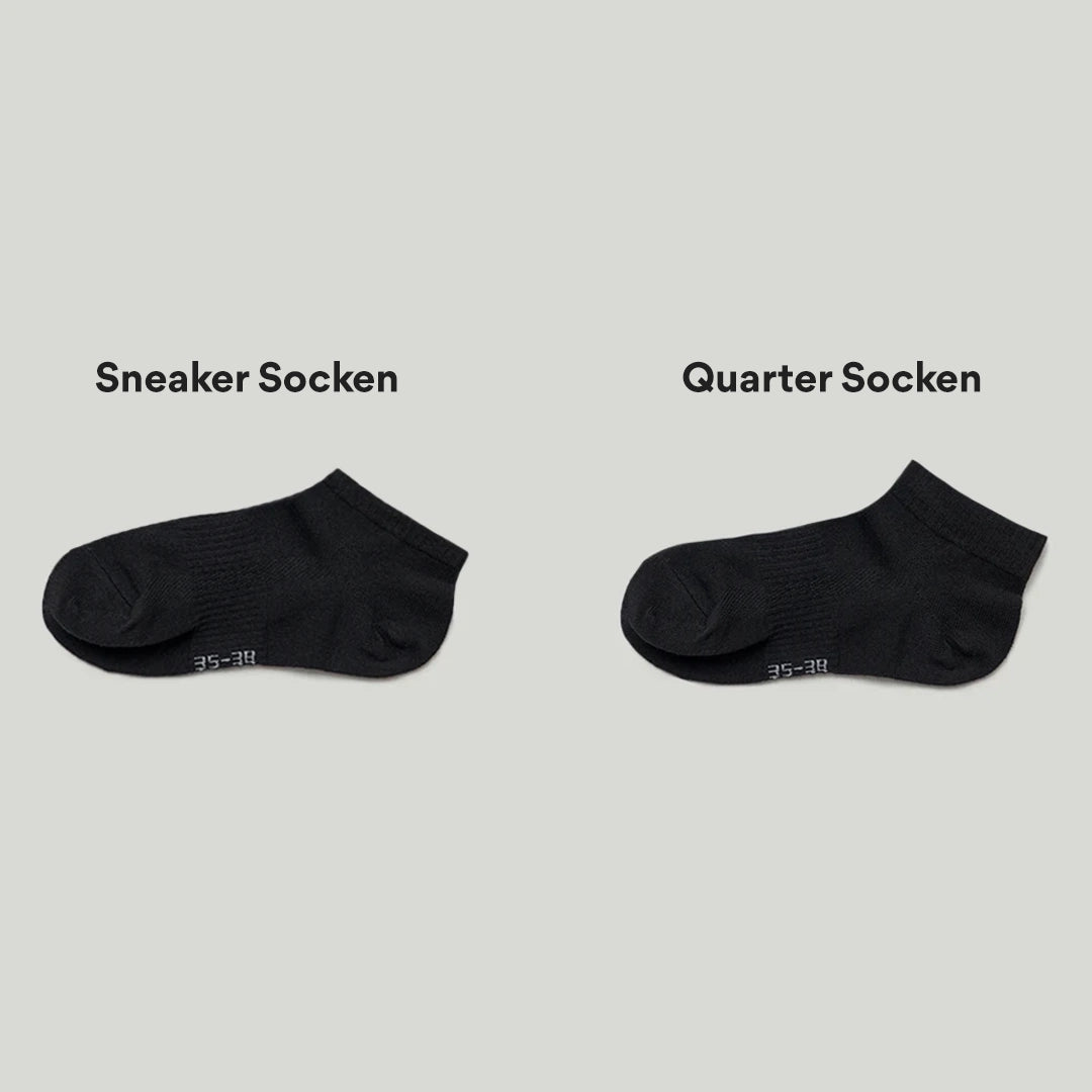 snocks-quarter-socken-kurze-socken-schwarz image 7