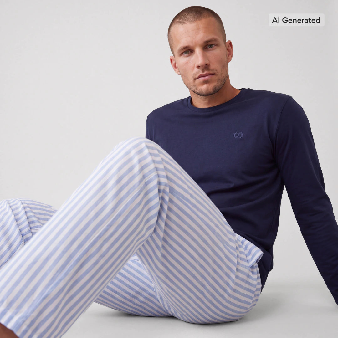snocks-schlafanzug-set-herren-lang-blue-breeze-wei-gestreift image 3