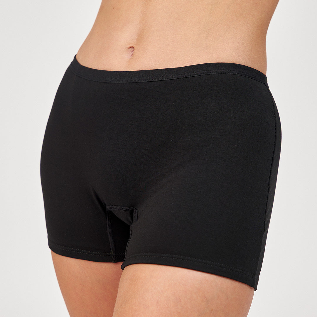 snocks-x-femtis-period-panty-blix-shorts-period-stark-schwarz-periodenslip image 2