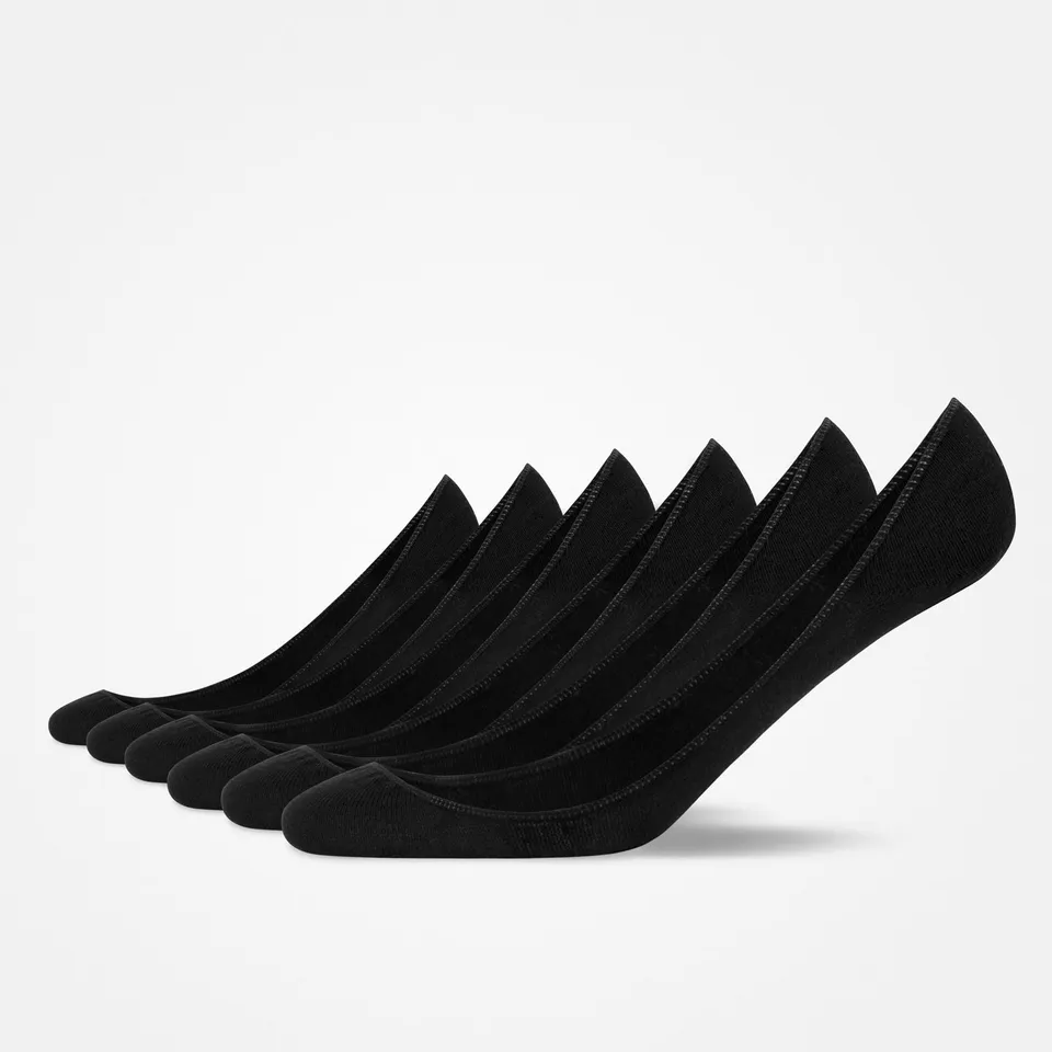 snocks-loafer-socken-schwarz-kurze-f-linge-low-cut-unisex image 1