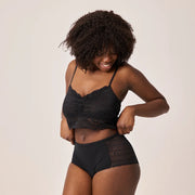 snocks-high-waist-hipster-panty-mit-spitze-schwarz-2 image 4