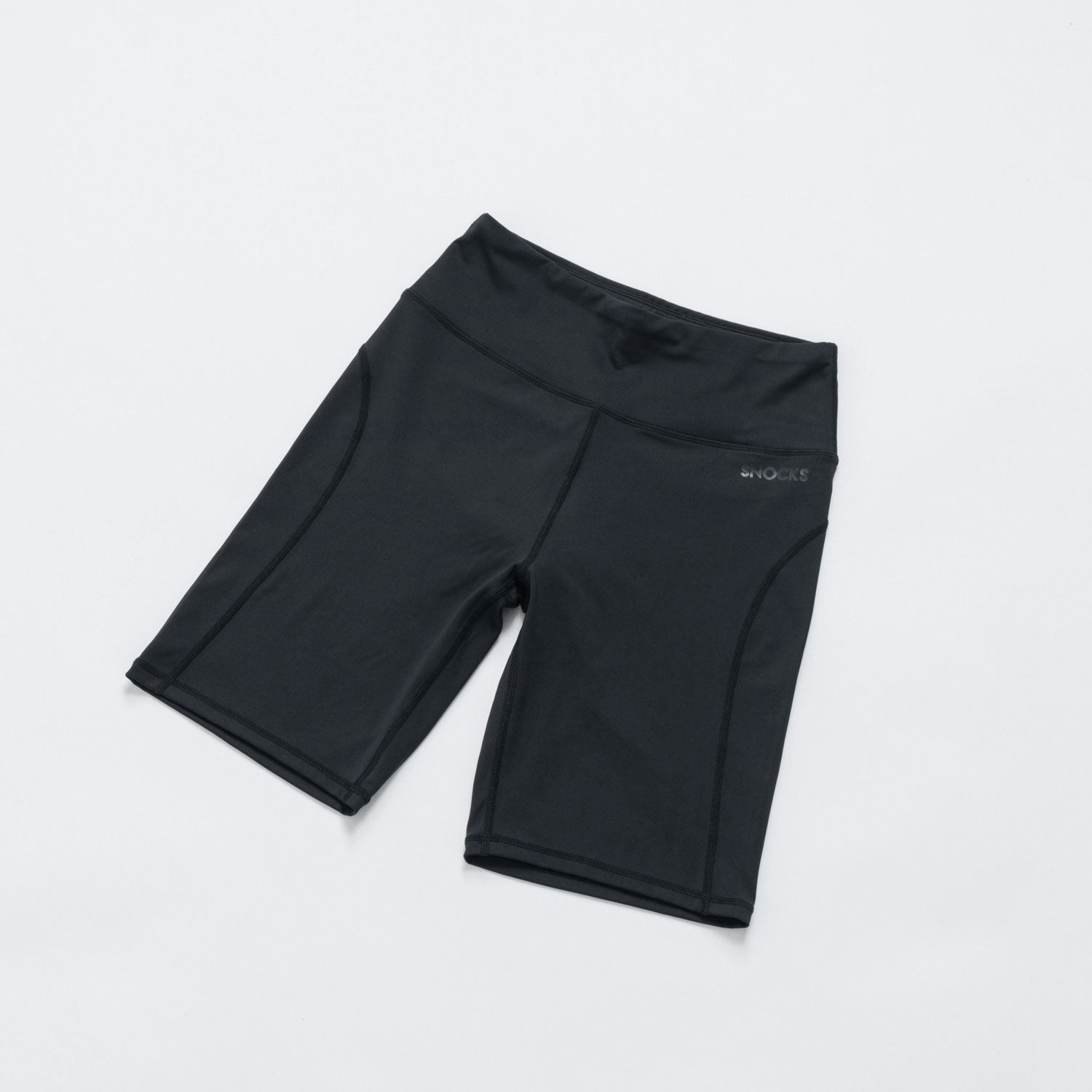 snocks-radlerhose-damen-schwarz-high-waist-shorts image 7