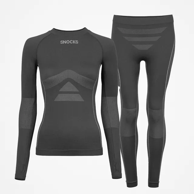snocks-thermounterw-sche-set-damen-grau-ski-langarm image 1