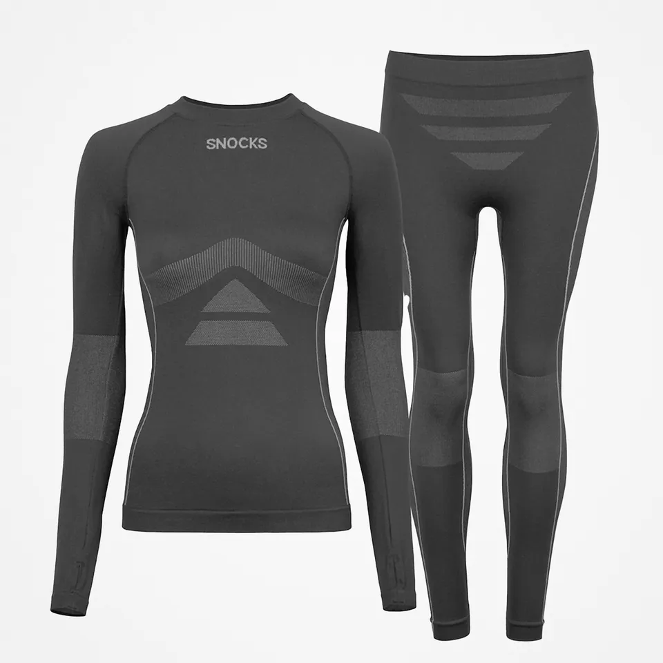 snocks-thermounterw-sche-set-damen-grau-ski-langarm image 1