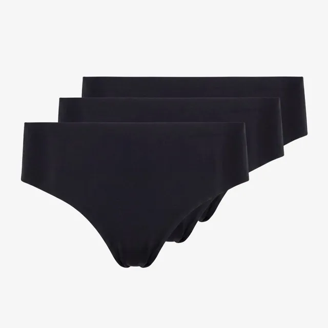 snocks-microfiber-high-waist-seamless-tanga-schwarz image 1