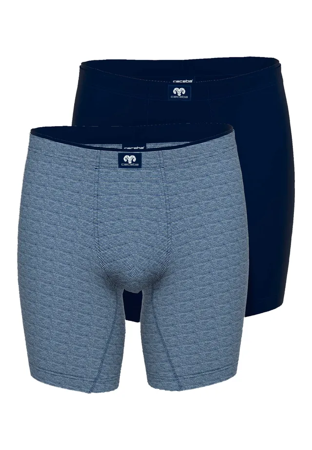 ceceba-herren-long-pants-blau-uni-2er-pack-cyclist image 1