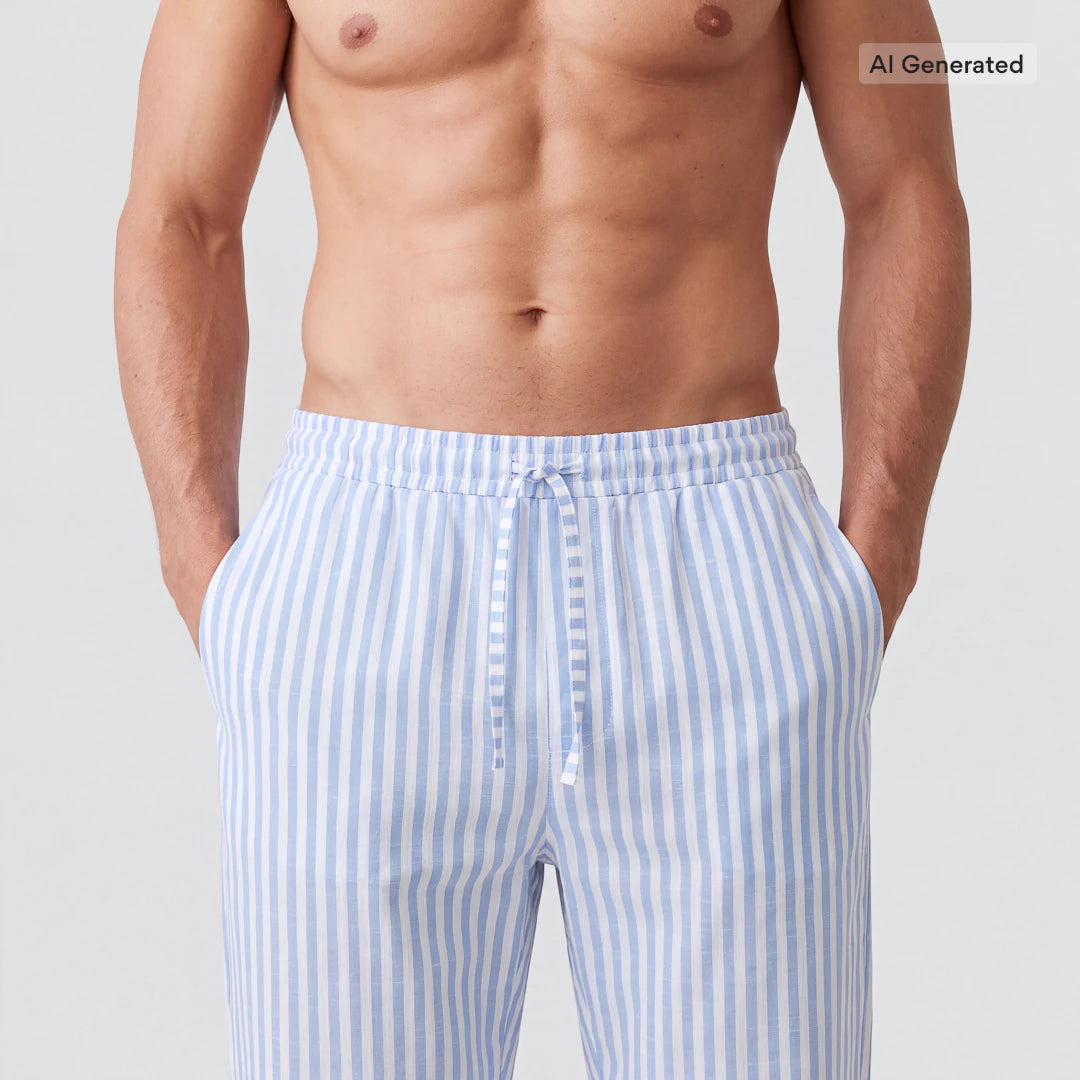 snocks-schlafanzug-set-herren-lang-blue-breeze-wei-gestreift image 5