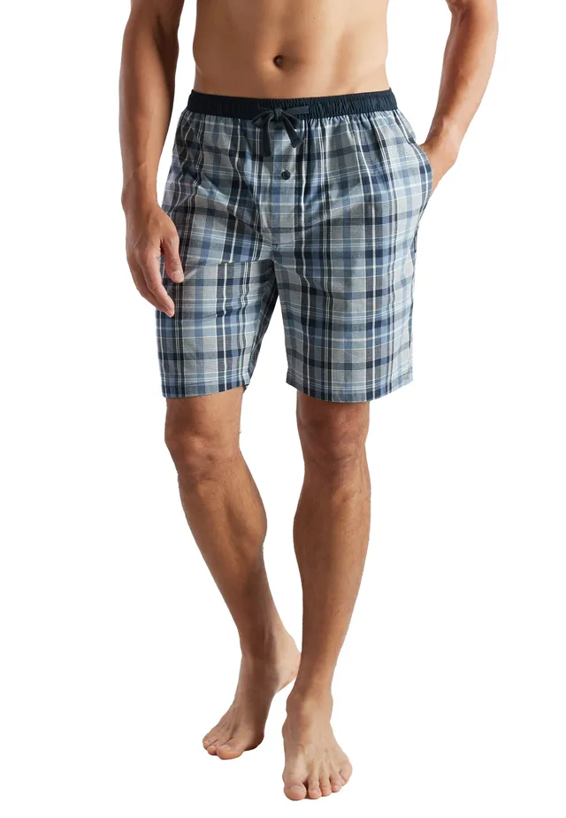 ceceba-herren-bermuda-blau-kariert-shorts-mit-kordelzug image 1