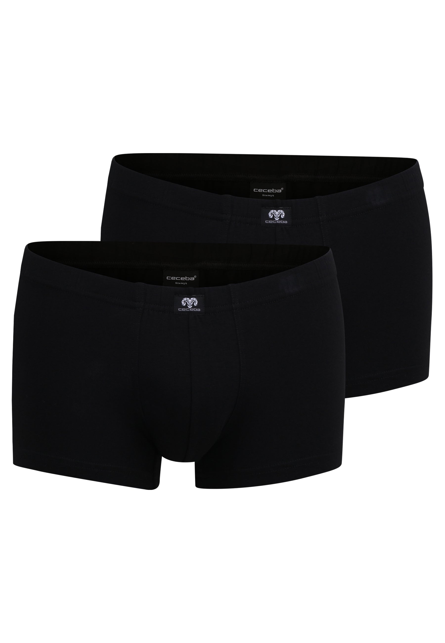 ceceba-herren-pants-schwarz-uni-2er-pack-konvex image 1