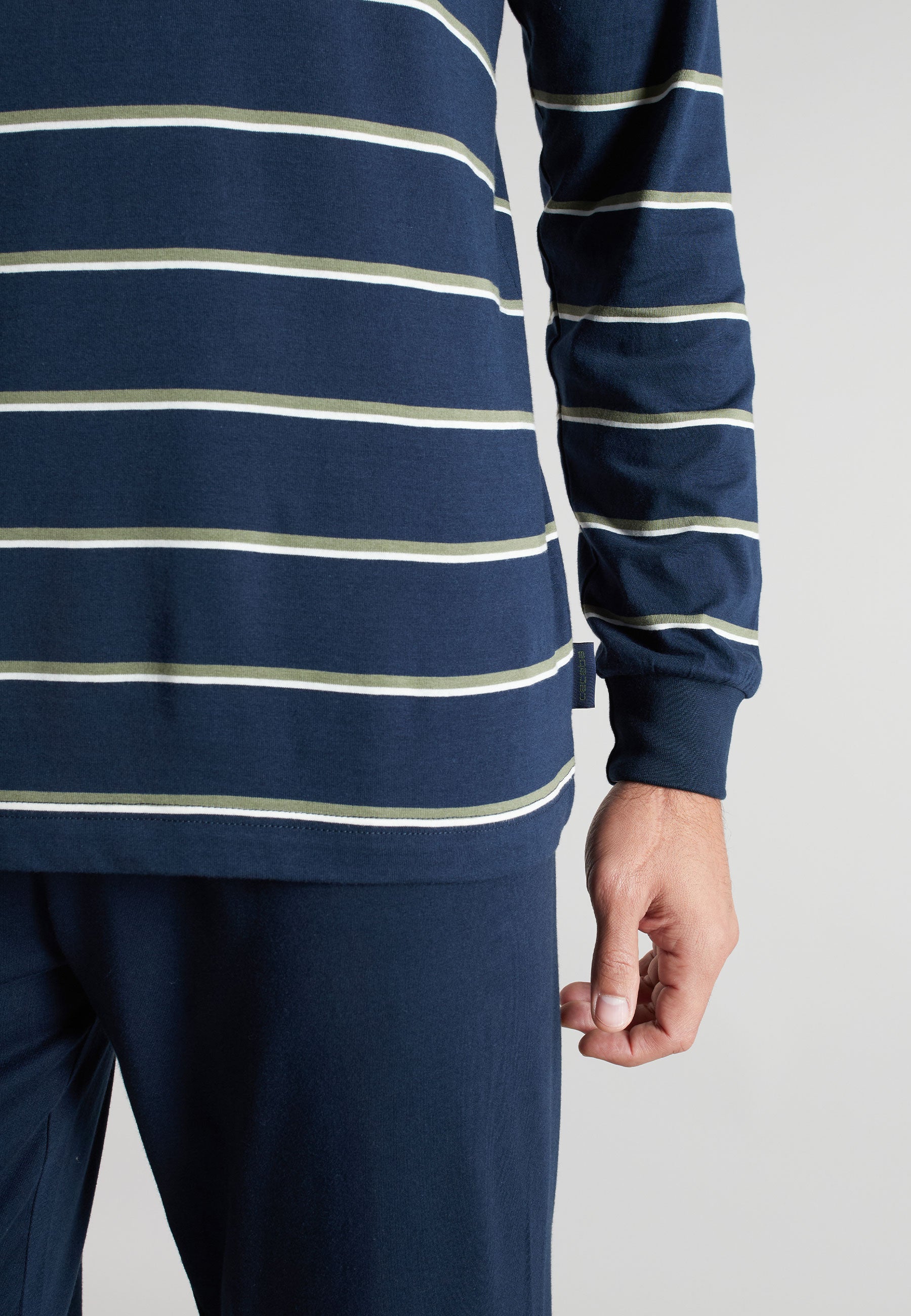ceceba-herren-pyjama-blau-quergestreift-lang-2 image 4