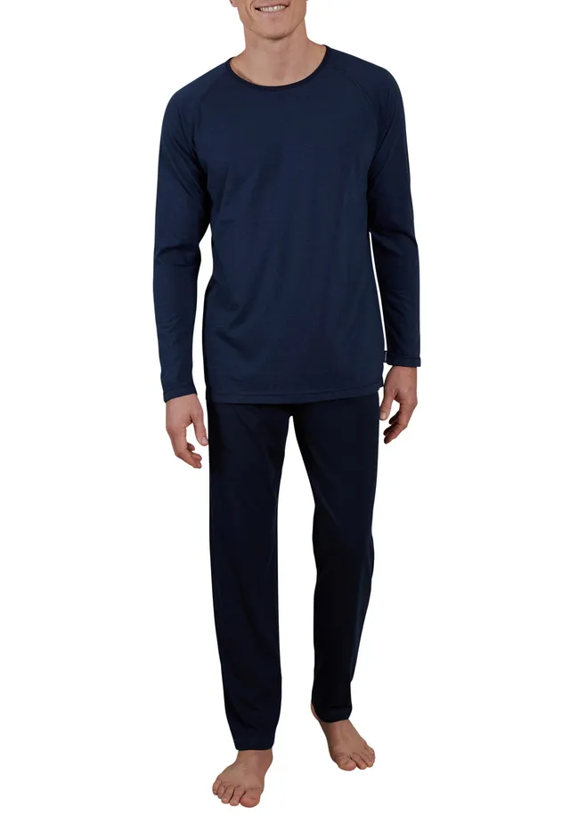 ceceba-herren-pyjama-blau-quergestreift image 1