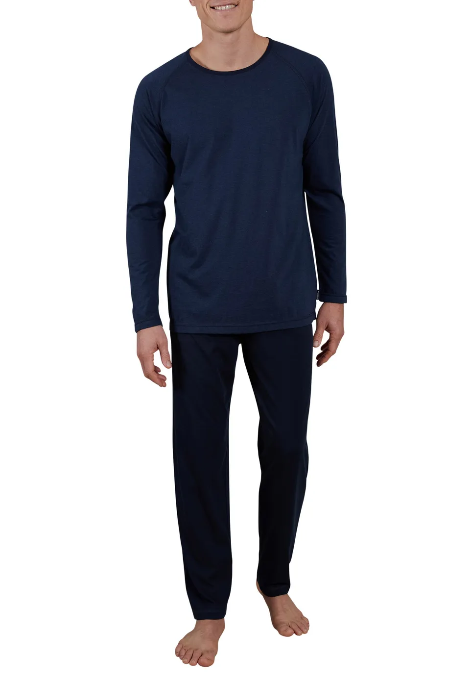ceceba-herren-pyjama-blau-quergestreift image 1