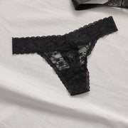 snocks-string-spitze-high-waist-tanga-damen-slip-schwarz image 8