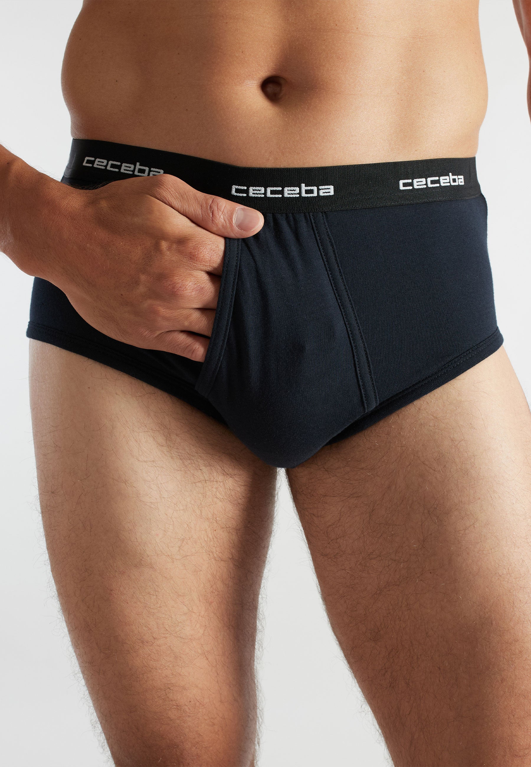 ceceba-herren-slip-blau-uni-2er-pack-baumwolle-elasthan image 4