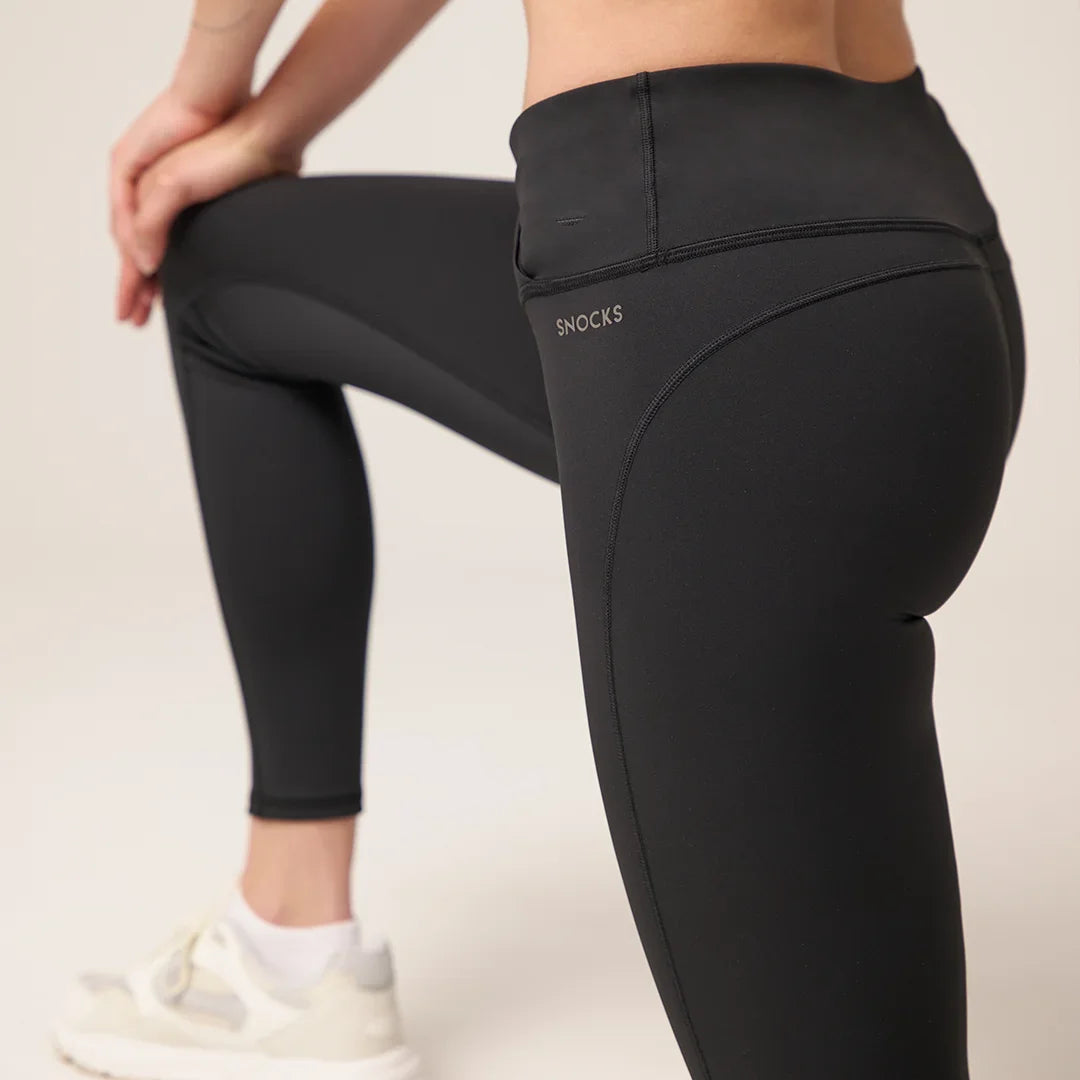 snocks-high-waist-leggings-v-cross-schwarz-damen-sportleggings image 5
