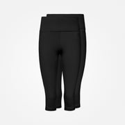 snocks-high-waist-capri-leggings-schwarz-recyceltes-polyester-2 image 2