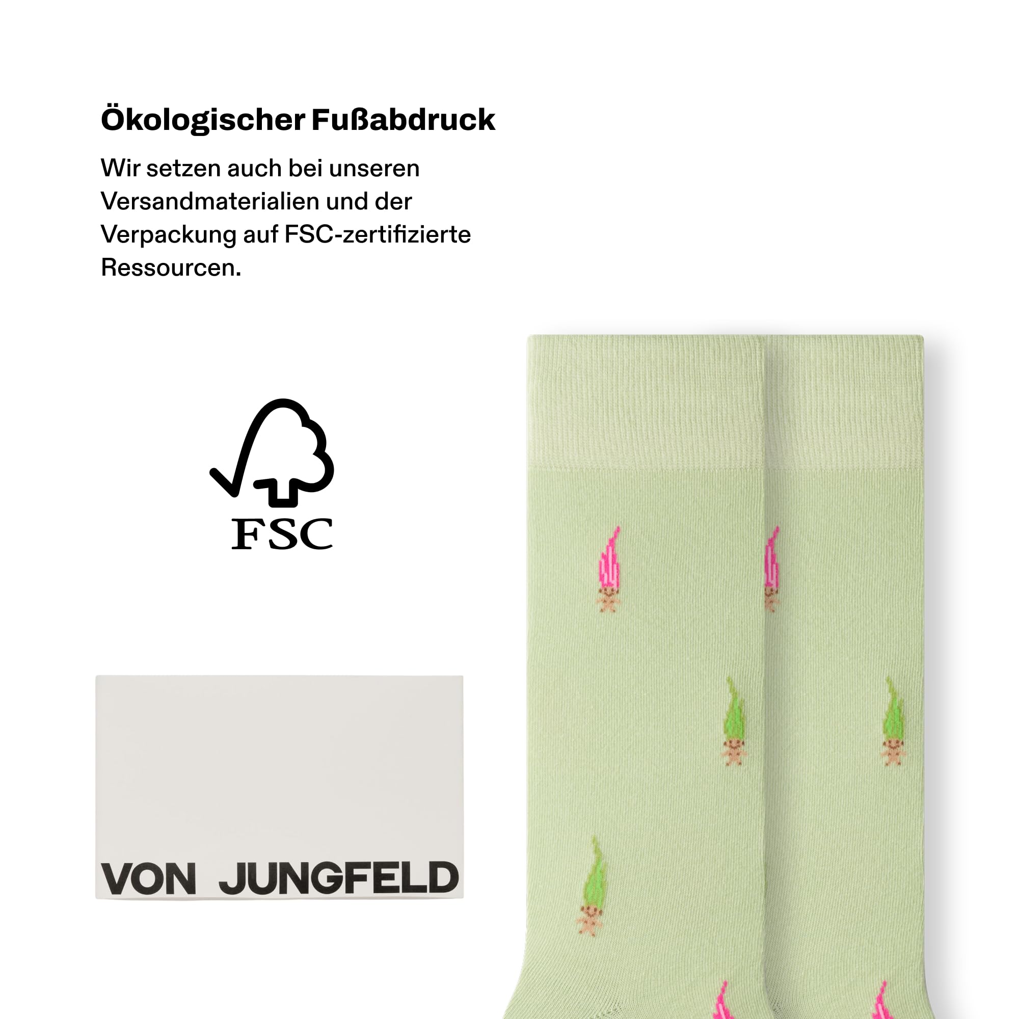 von-jungfeld-bio-baumwoll-socken-lange-gemusterte-businesssocken-1-paar-gr-36-46 image 8